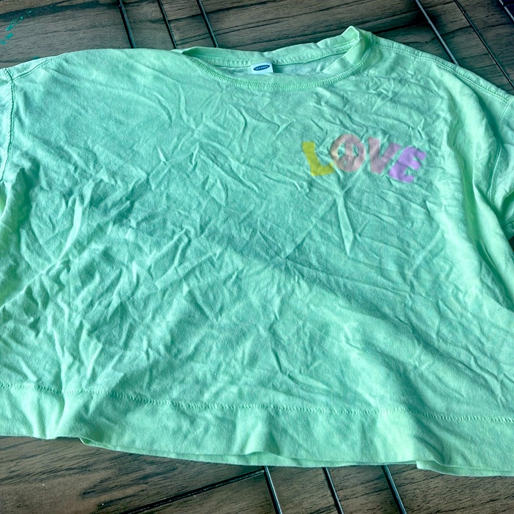Old navy neon green top!